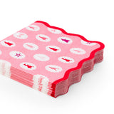 AMERICAN GIRL® X BONJOUR FETE PINK ICONS SMALL NAPKINS