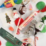 Christmas Red Striped Deluxe Surprise Bon Bon Handmade Favor