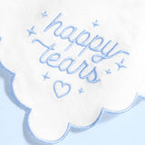 Happy Tears Handkerchief - embroidered handkerchief