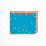HBD Blue Stars Card