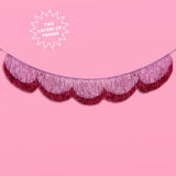 Tickled Pink Fringe Banner