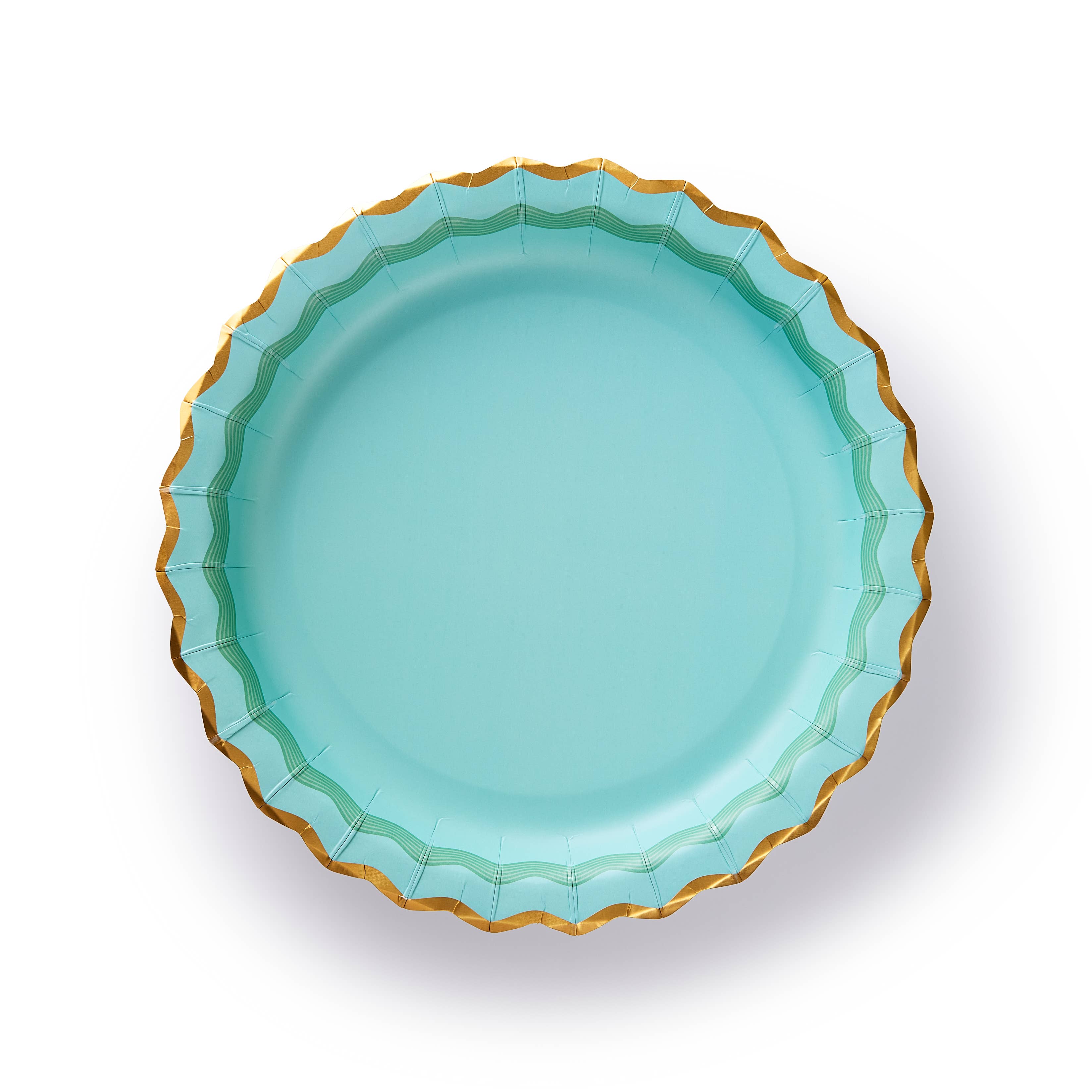 Ric Rac Pattern Tea Set Rainbow Ric Rac Assorted Dinner Plate Set – Love of Character