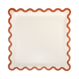 Rust Ric Rac Paper Plates