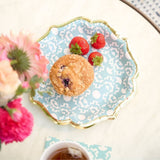 Aspen French Blue Cocktail Plates