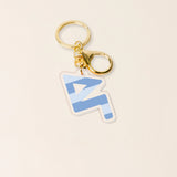 Sorority Stripes Acrylic Keychain