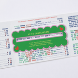 Mahjong Line Finder Tool for Standard and Large Size NMJL Cards - Green