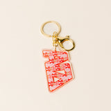 Sorority Oh So Fancy Letter Acrylic Keychain