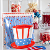 Stripes and Stars Paper Plate - 10"
