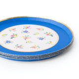 MULTICOLOR ELEGANT FLORAL DESSERT PLATES (MULTIPACK)