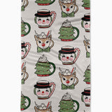 Vintage Mugs Tea Towel