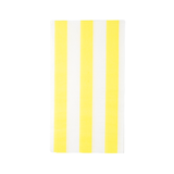 SOLEIL YELLOW CABANA STRIPE GUEST TOWELS
