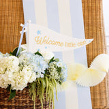Blue Striped Table Runner