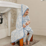 Premium Baby Knit Hooded Towel - Vintage Carnival