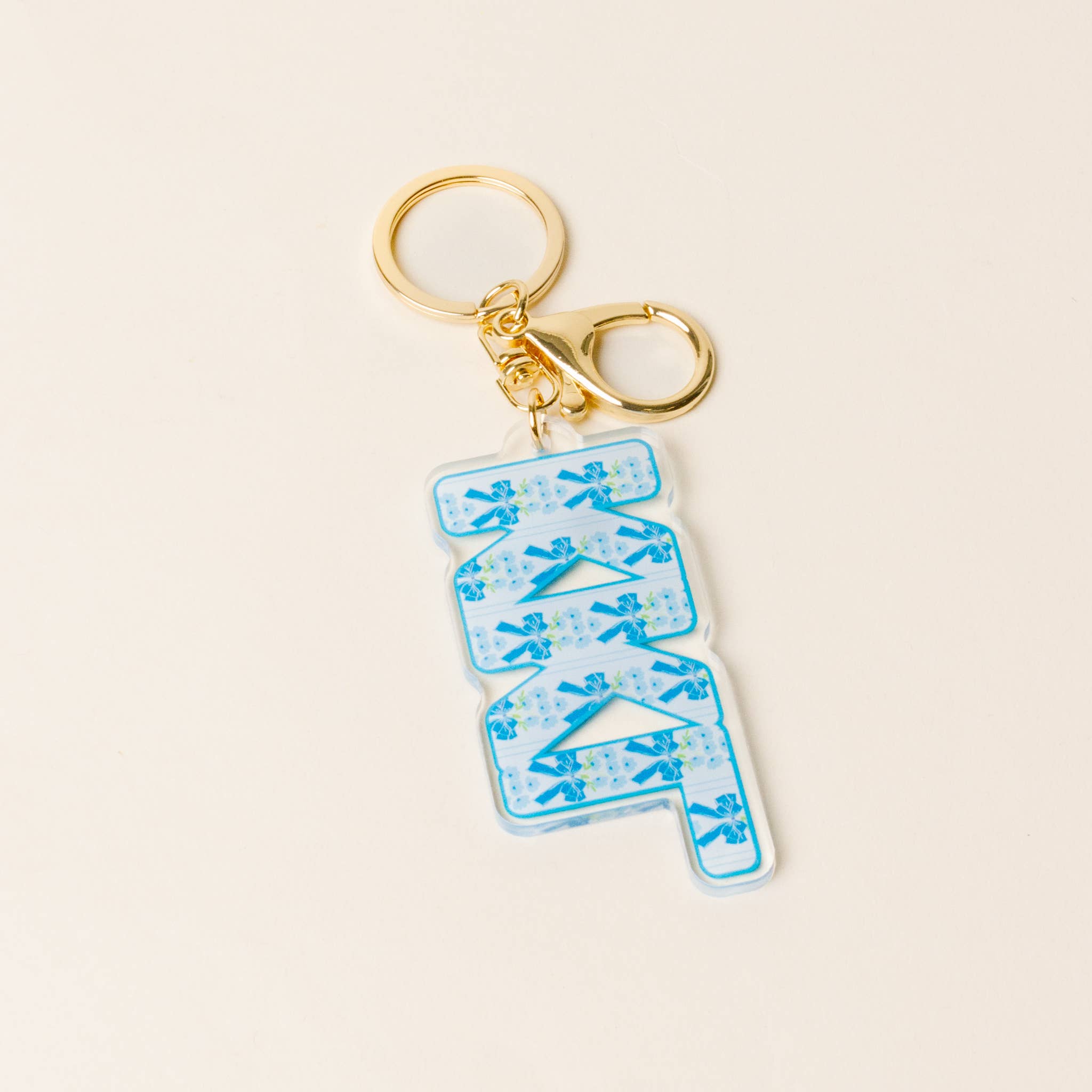 Sorority Oh So Fancy Letter Acrylic Keychain
