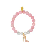 Fancy Pink Hearts Bracelet