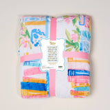 Snuggle Up Plush Blanket–Book Shelfie