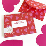 So Sweet Valentine's Day Patterned Envelope Note Set