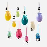 Flocked Hanging Egg
