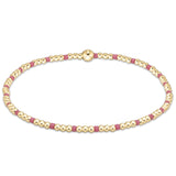 Egirl Hope Sincerity Pattern 2mm Bead Bracelet