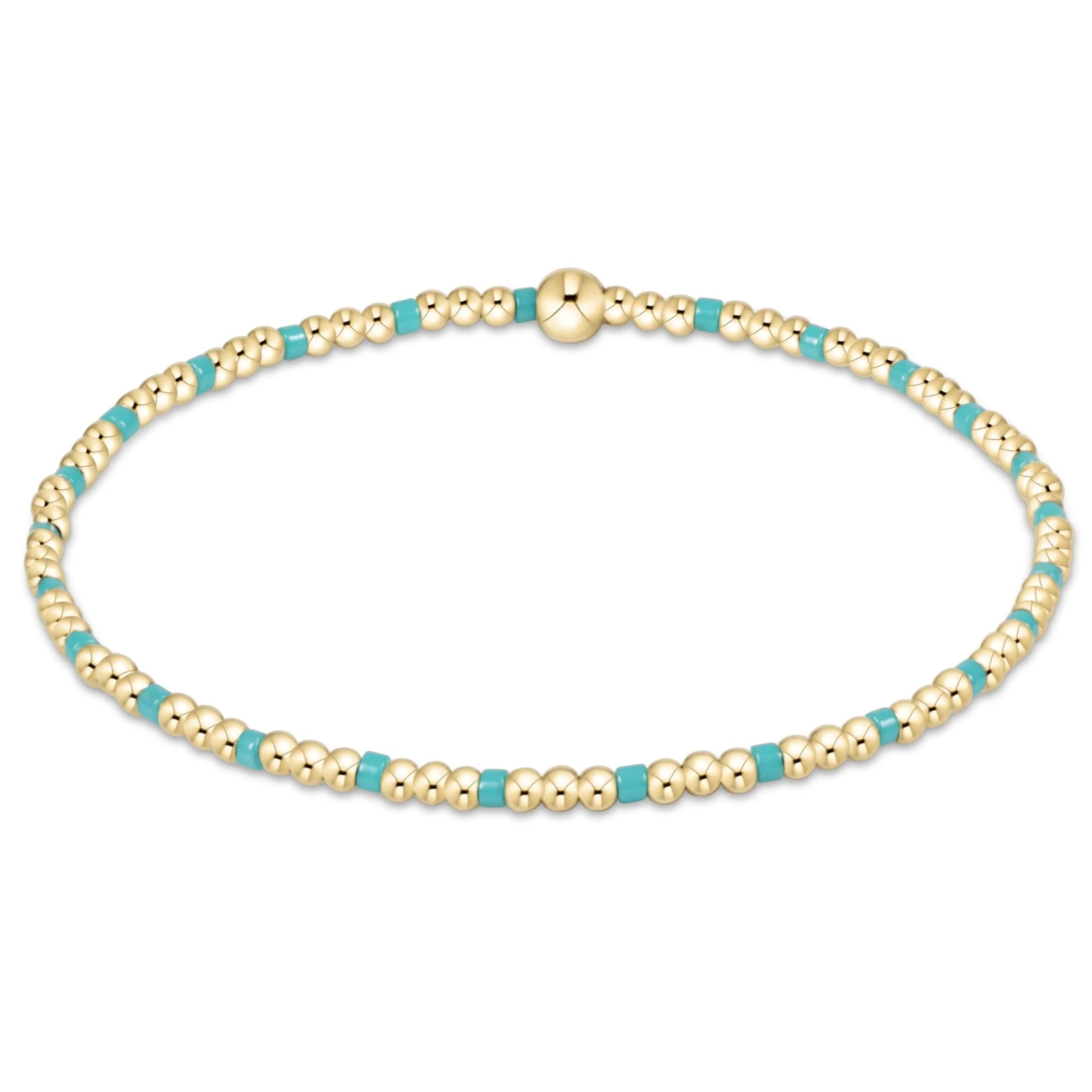 Egirl Hope Sincerity Pattern 2mm Bead Bracelet