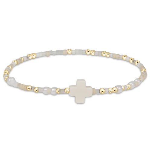 Egirl Hope Unwritten Signature Cross Bracelet