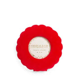 Elle Round 4x4 Picture Frame- Red