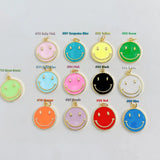 Enamel Happy Face Charm