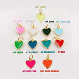 Enamel Heart Charm