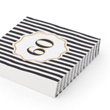 60TH BIRTHDAY COCKTAIL NAPKINS