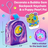 Bubble Gems Keychain Puppy Dog Diamond Painting Kit