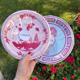 Beachside Pavilion Salad and Dessert Plates