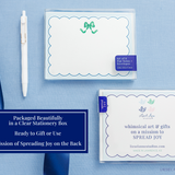 Baseball Seams Flat Notecards [Sets of 8]