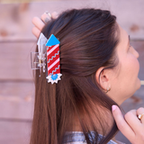 Firework Hair Claw Clip