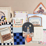 Birthday Cupcake die-cut folded Greeting Card