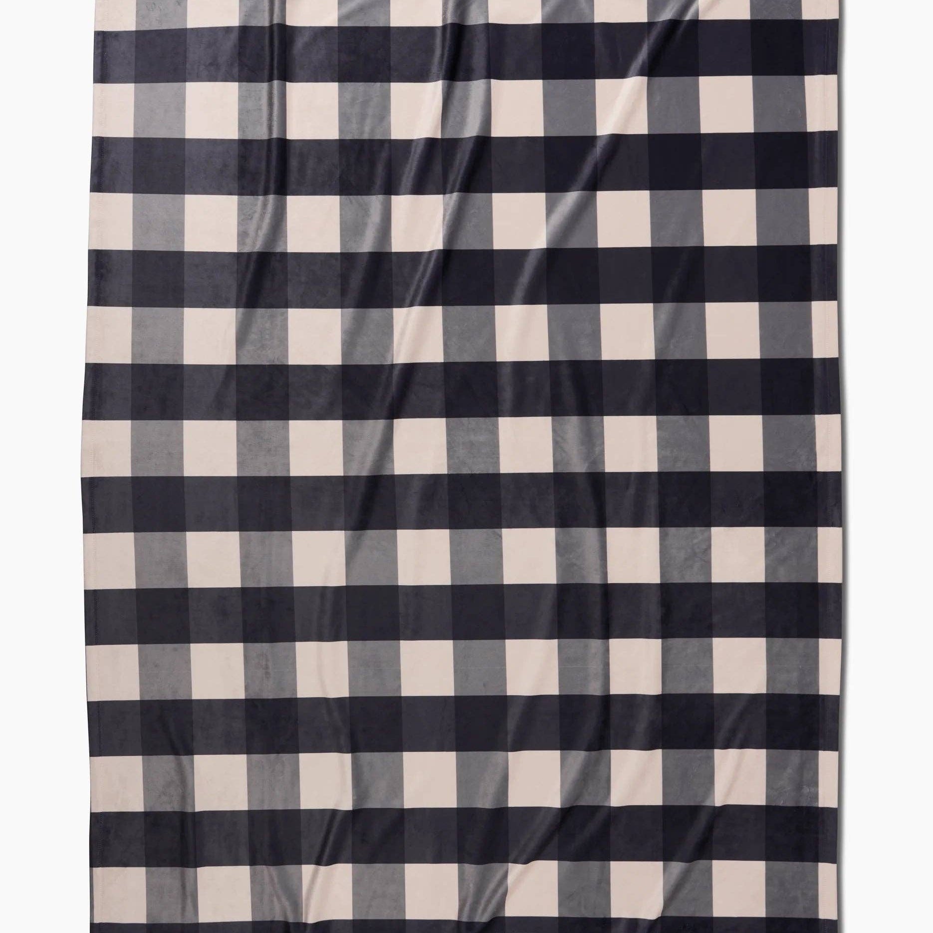 Snowy Gingham Butter Blanket
