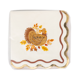 Harvest Turkey Cocktail Paper Napkins