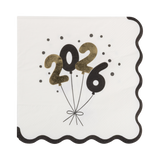 FOIL 2026 Balloons Cocktail Napkin (18ct)
