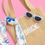 Something Blue Sunnies - bride embossed sunglasses, bride gift, bachelorette party