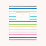 2025-2026 Softcover Monthly Simplified Planner - Happy Stripe