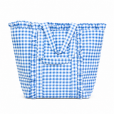 Gingham Ruffle Tote Bag