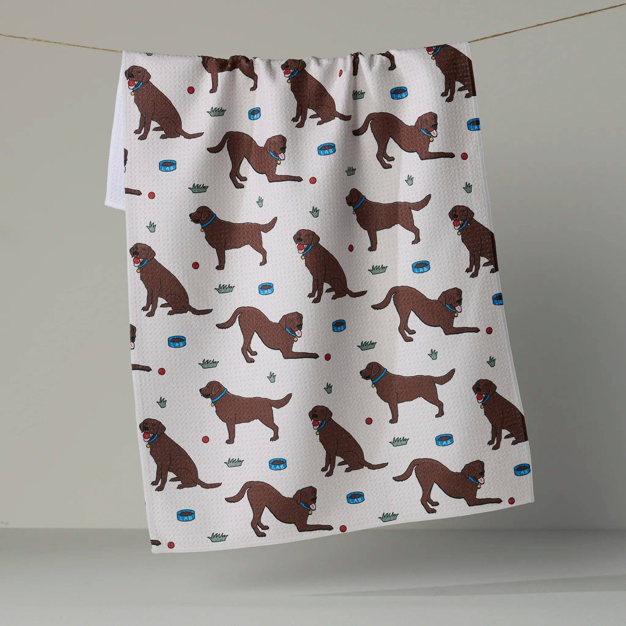 Lab Pals Tea Towel