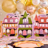 Pink-A-Boo Pop-Out Haunted Houses Table Decor