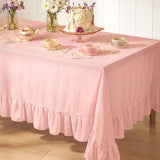 Pink Polka Dot Tablecloth