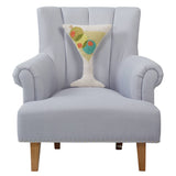 Martini Glass Shaped Hook Pillow