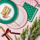 Coquette Christmas - Bows Large Party Napkins - Holiday