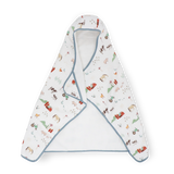 Toddler Hooded Towel- Farmyard