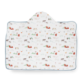 Toddler Hooded Towel- Farmyard