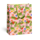 Meowy Christmas large gift bag