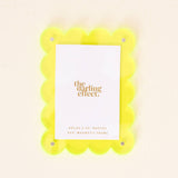 Mini Acrylic Picture Frame Magnet-Neon Yellow