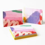 Abstract Foil Thank You Card Set